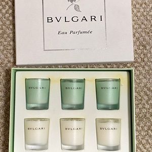 Never burned designer candle set